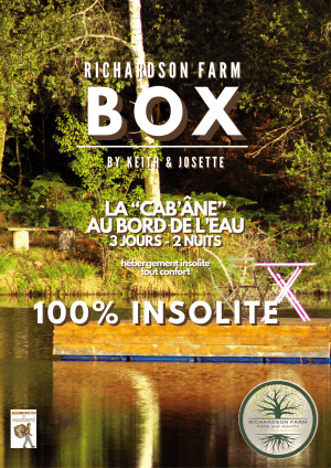 Box – Cab’âne au bord de l’eau – 3 jours, 2 nuits