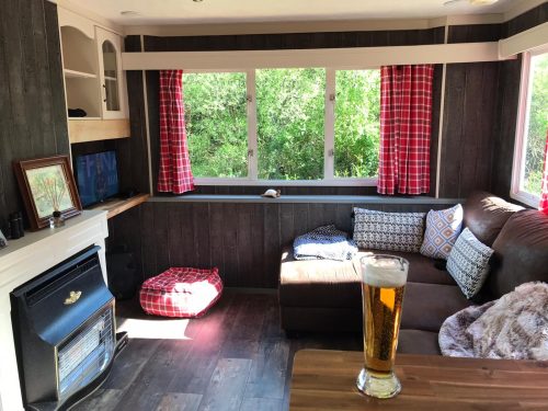 Interieur chalet lieu insolite