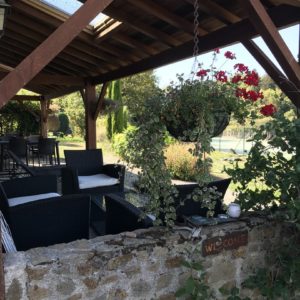 Terrasse gîte