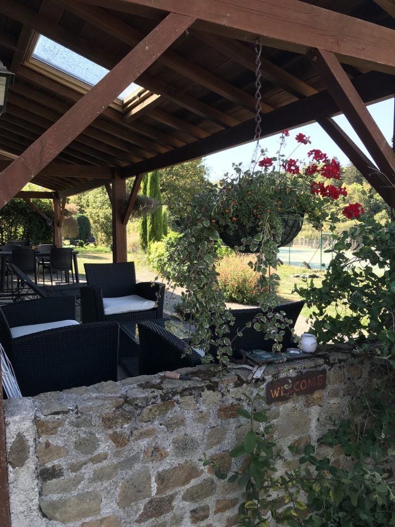 Terrasse gîte