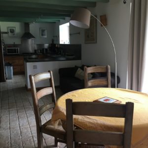 Salle à manger gîte