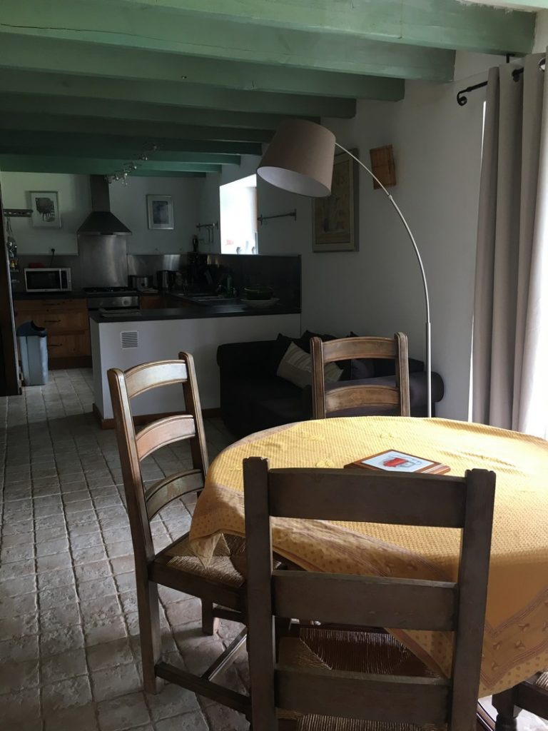 Salle à manger gîte